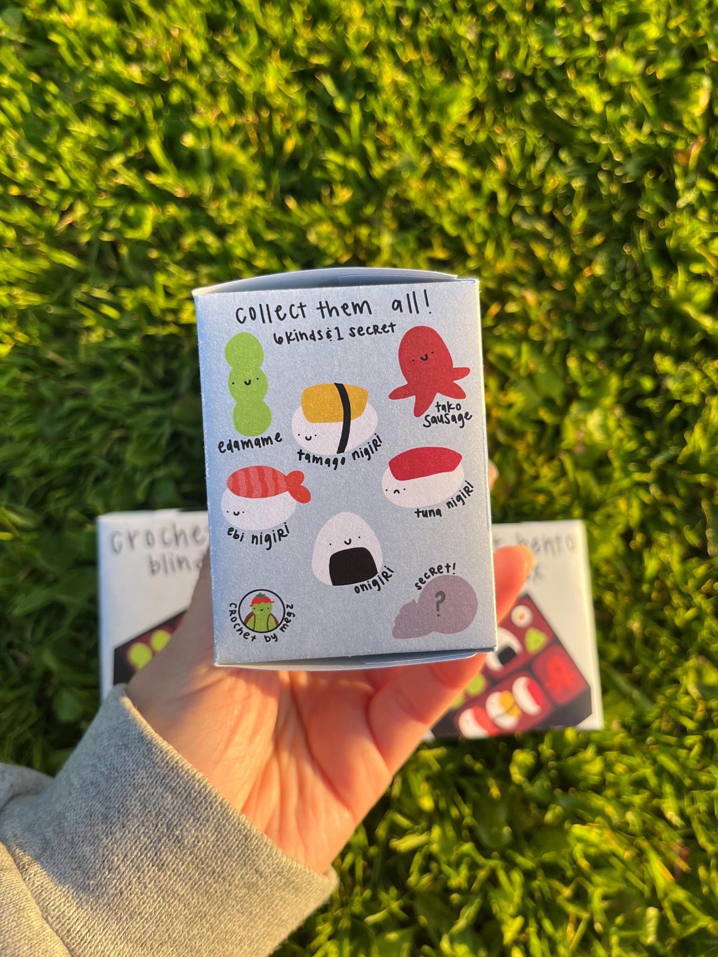 Crochet Bento Blind Box Plushie | Mystery Box with 6 Kinds + 1 Secret