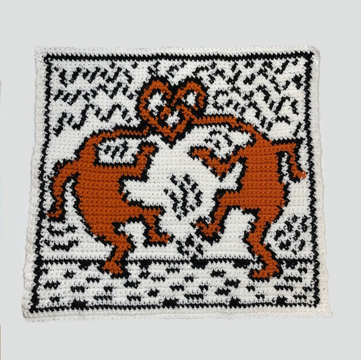 Keith Haring "Heart of Heads" Crochet Bag and Tapestry PDF Pattern