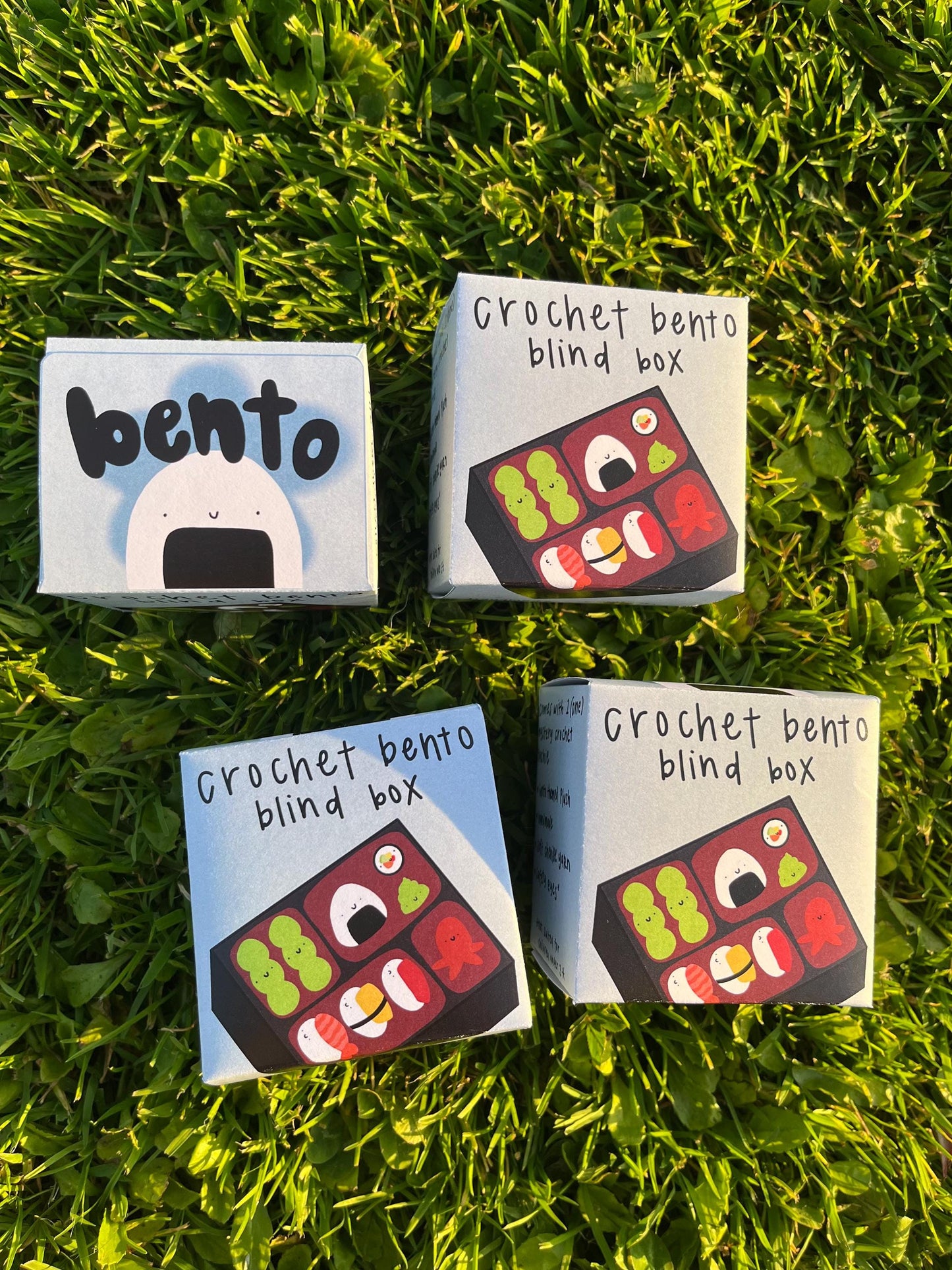Crochet Bento Blind Box Plushie | Mystery Box with 6 Kinds + 1 Secret