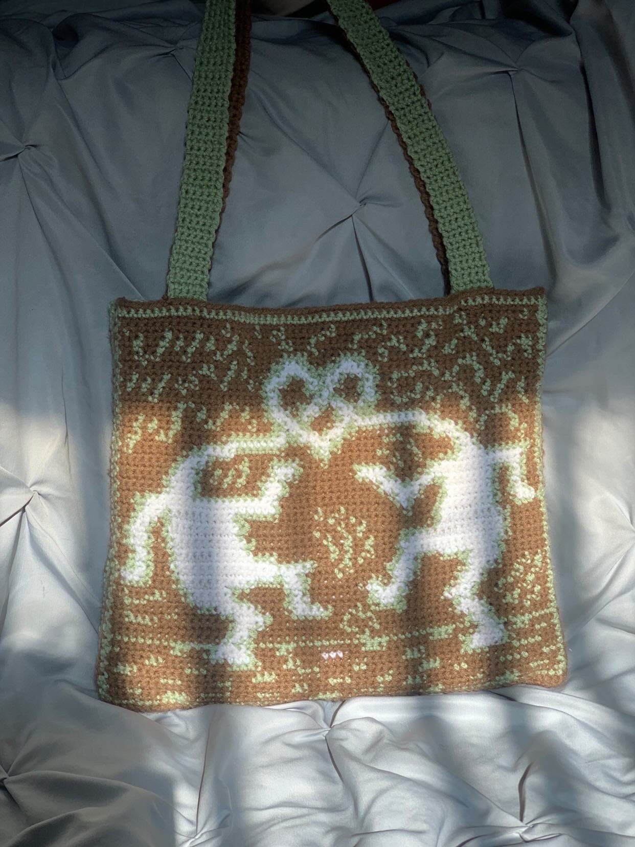 Keith Haring "Heart of Heads" Crochet Bag and Tapestry PDF Pattern