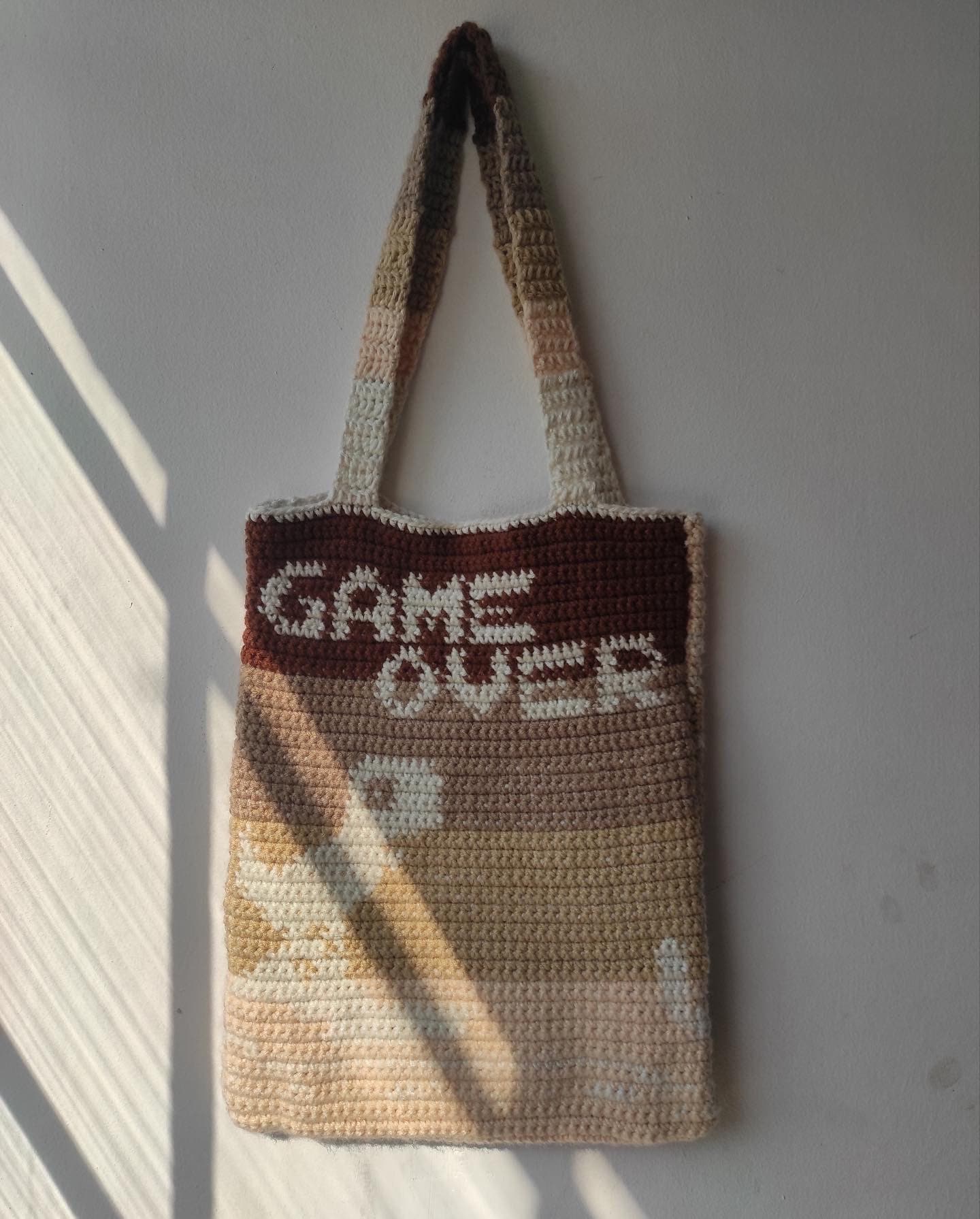 Dinosaur Game Over Bag PDF Pattern