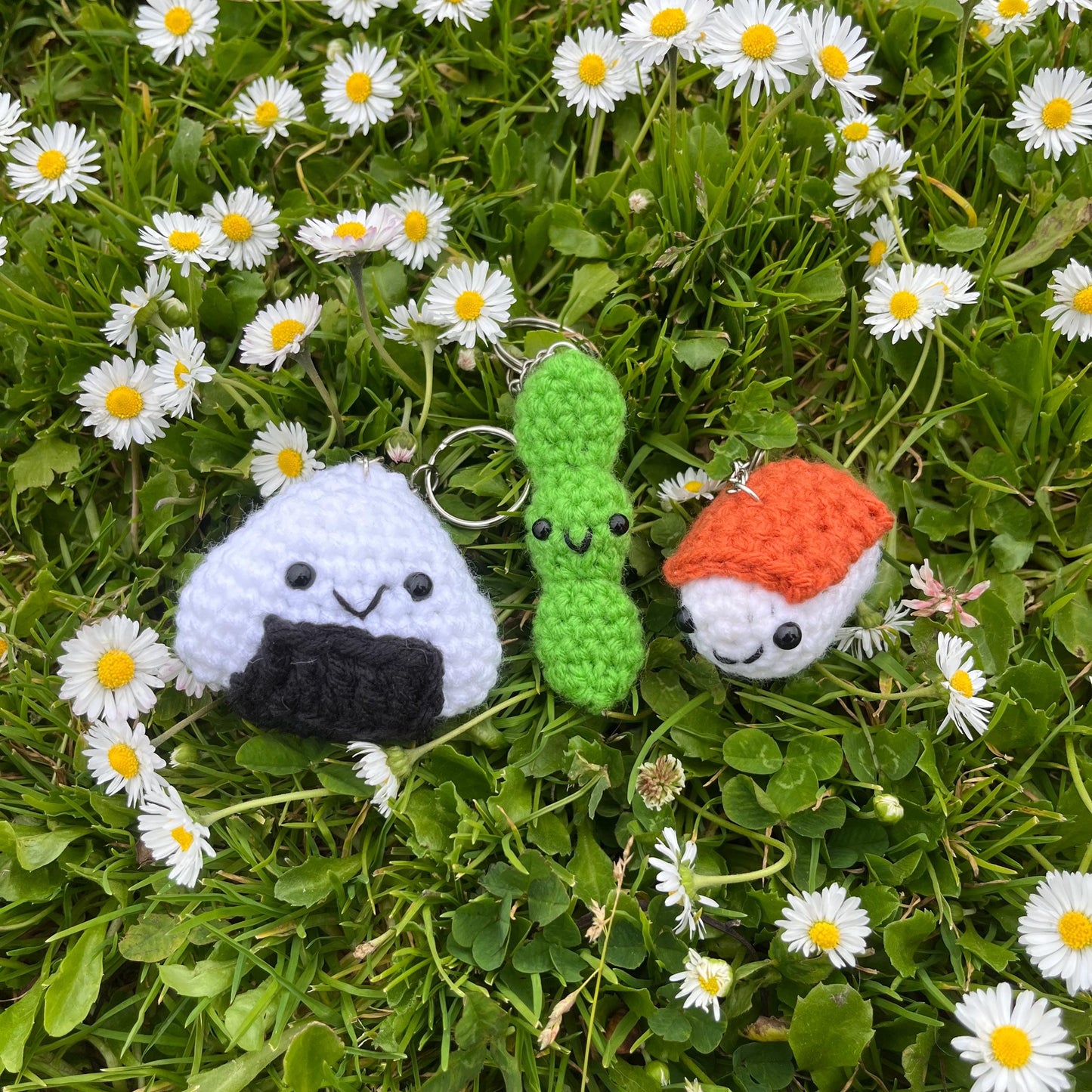 Crochet Amigurumi Bento Box Keychains