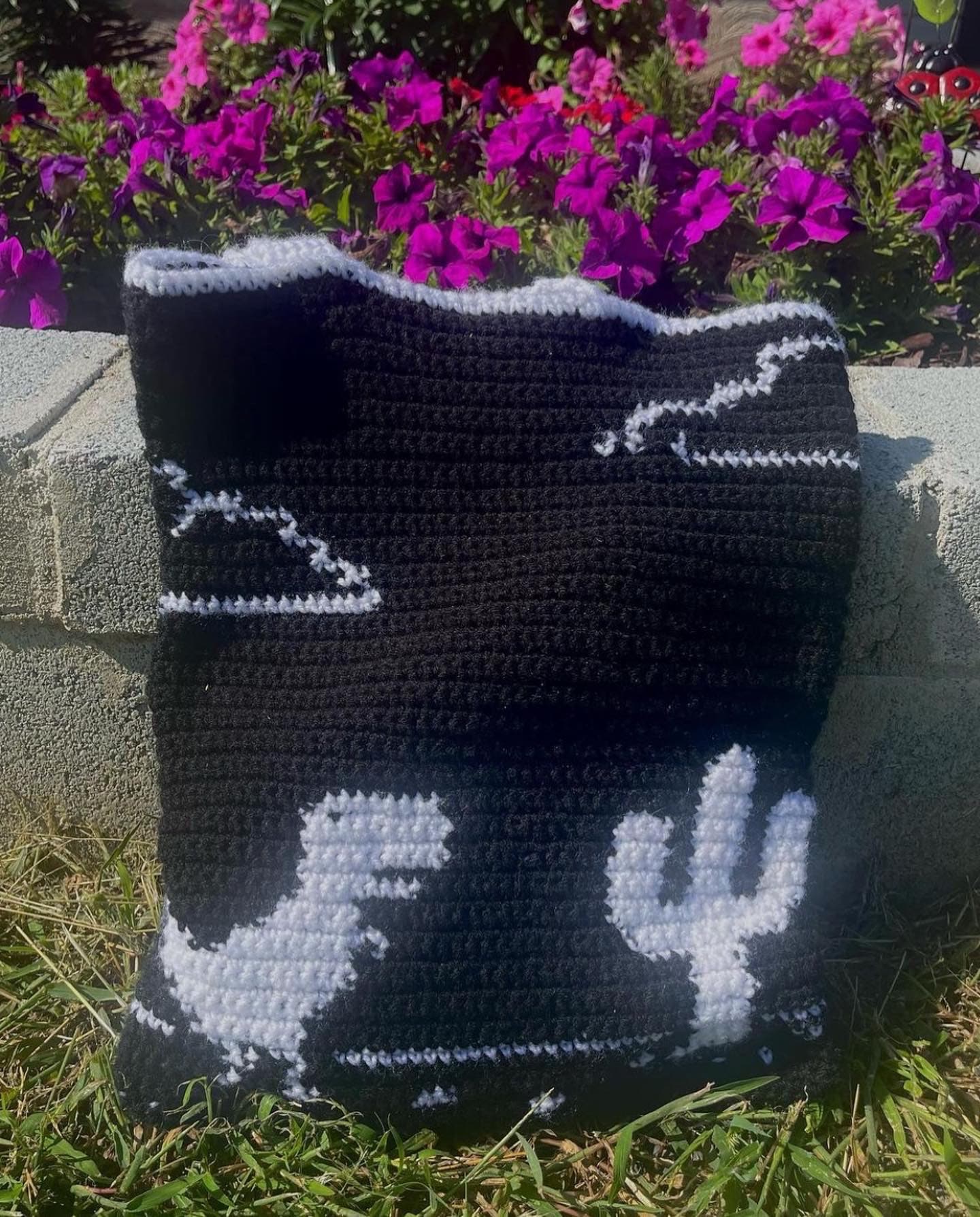 Dinosaur Game Over Bag PDF Pattern