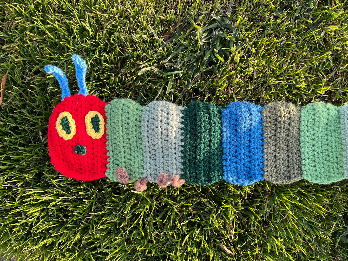 Very Hungry Caterpillar Crochet Scarf | Made to Order