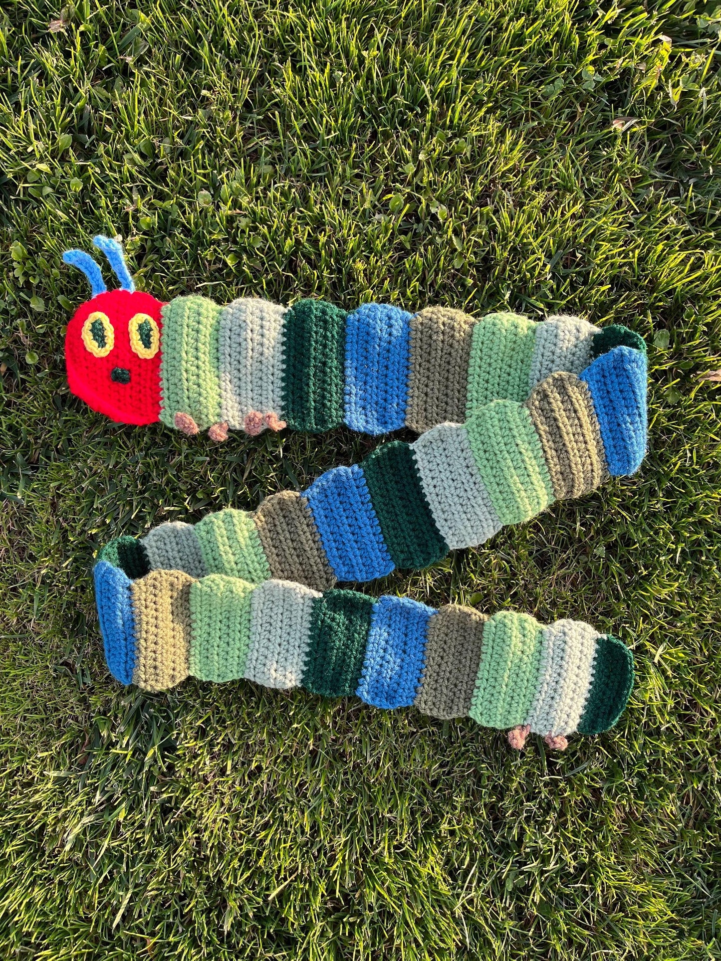 Very Hungry Caterpillar Crochet Scarf | Made to Order