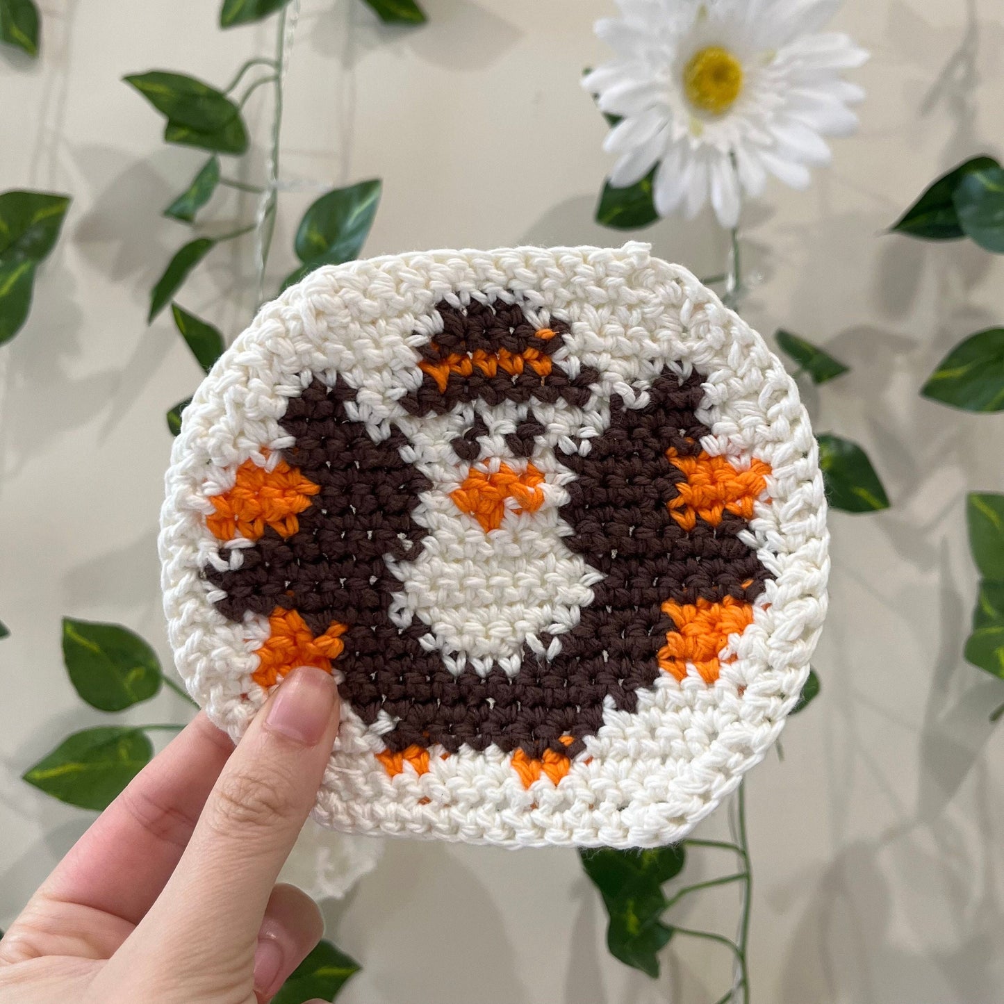 Turkey Crochet Cookie Coaster PDF Pattern