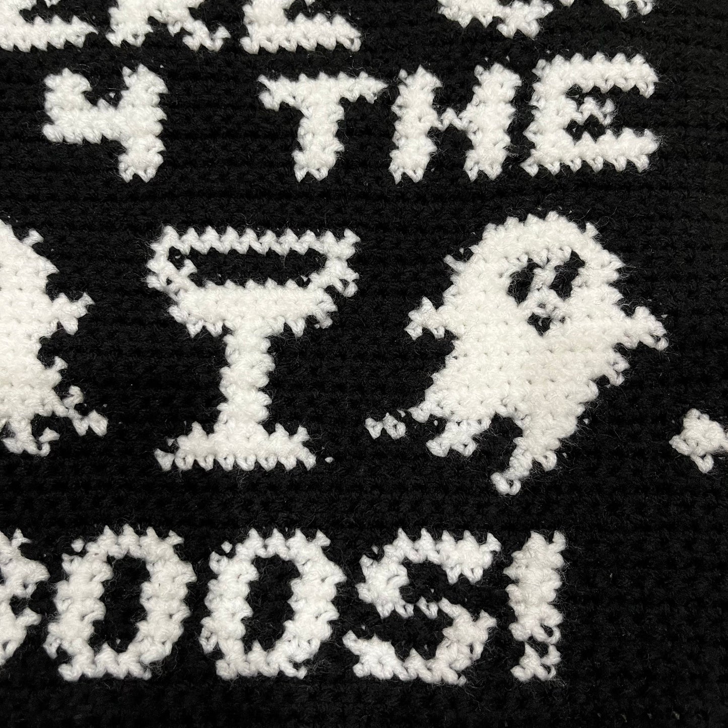 Here for the Boos! Ghost Crochet Tapestry PDFPattern