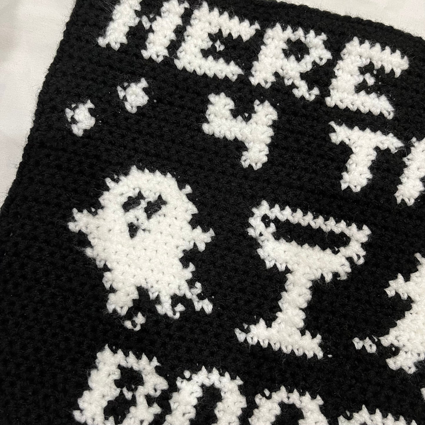 Here for the Boos! Ghost Crochet Tapestry PDFPattern