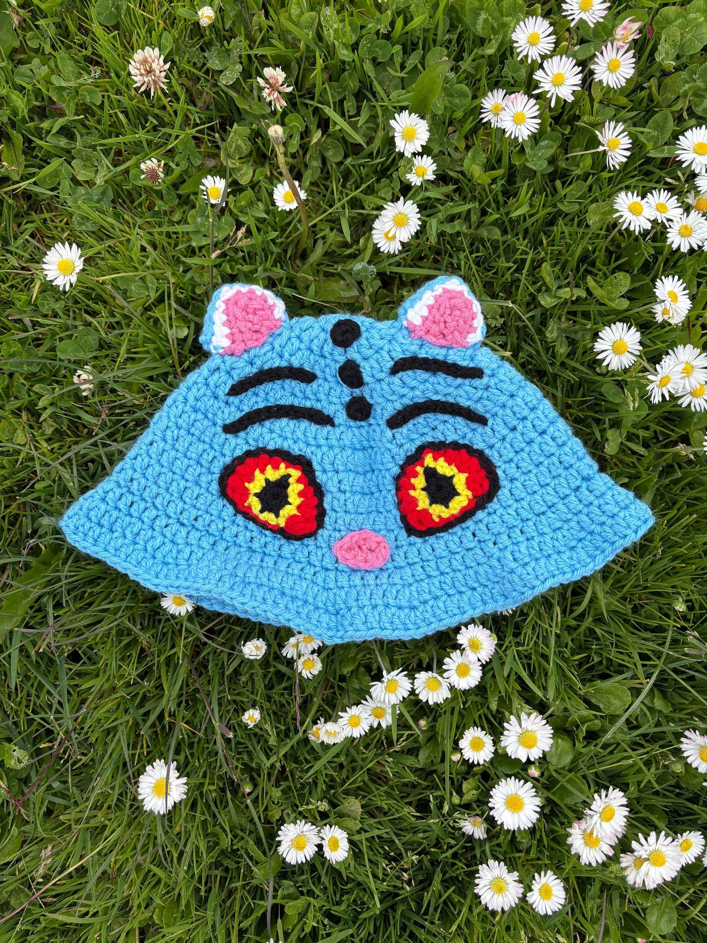 Derpy the Tiger Crochet Bucket Hat PDF Pattern