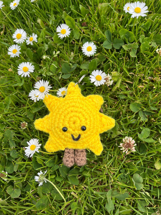 Jellycat Sun Crochet Amigurumi Keychain | Made to Order