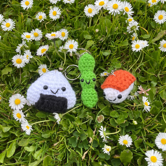 Crochet Amigurumi Bento Box Keychains