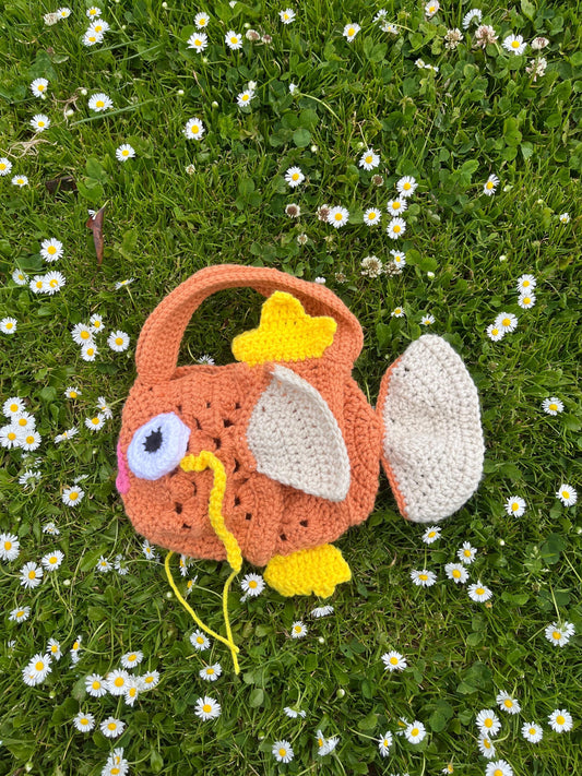 Magikarp Crochet Pokémon Bag | Made to Order